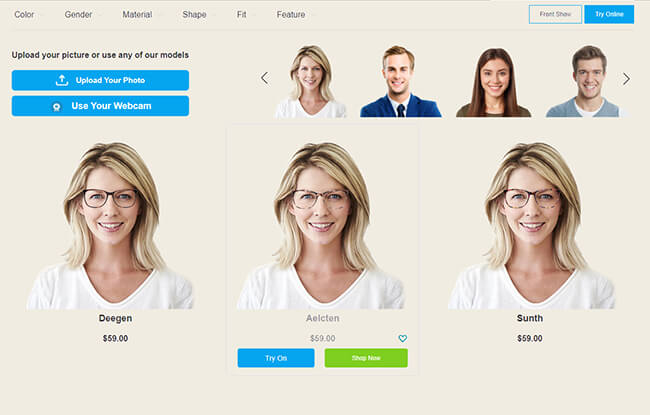 1.Selecteer de productlijst pagina